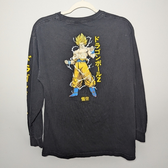 Primitive skateboarding x dragon Ball Z super sayain Goku long sleeve Tshirt M - Picture 5 of 6